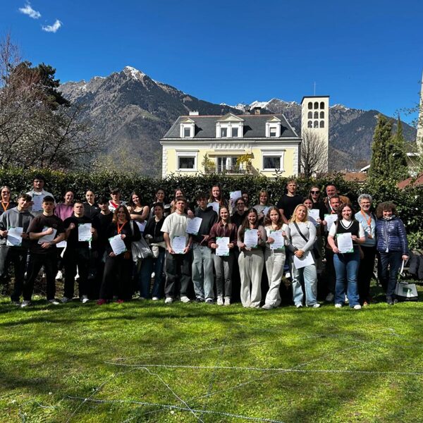 Students meeting in Merano