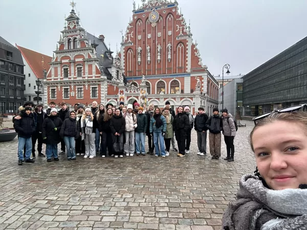 Students meeting in Riga